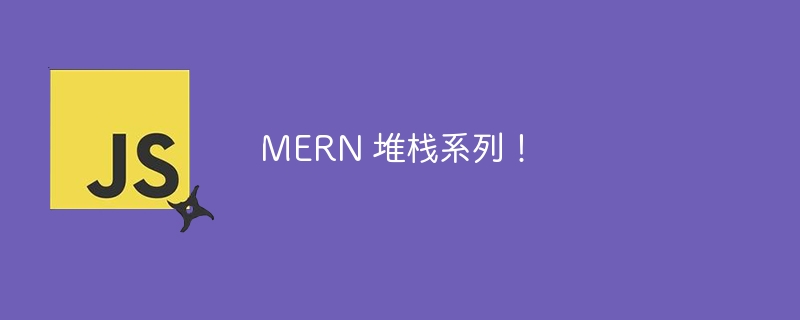 MERN 堆栈系列！