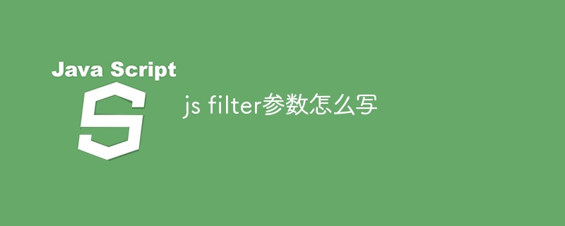 js filter参数怎么写