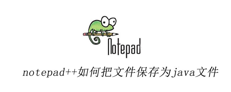 notepad++如何把文件保存为java文件