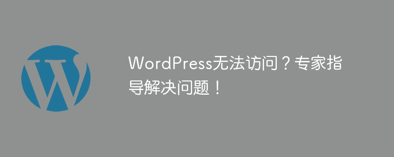 wordpress无法访问？专家指导解决问题！