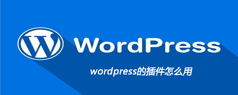 wordpress的插件怎么用