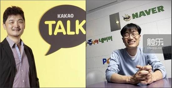 Kakao的创始人金凡秀和Naver、Line的创始人李海珍也出自首尔大学，他们曾在 2001 年联手组建NHN集团