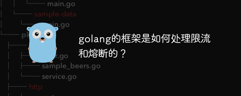 golang的框架是如何处理限流和熔断的？