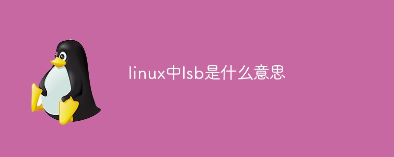 linux中lsb是什么意思