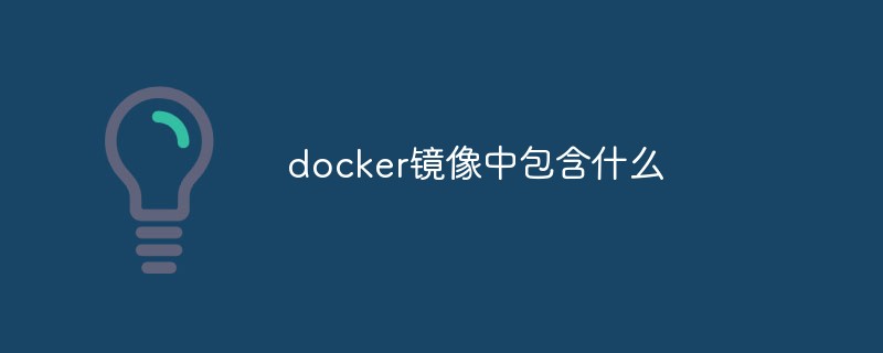 docker镜像中包含什么