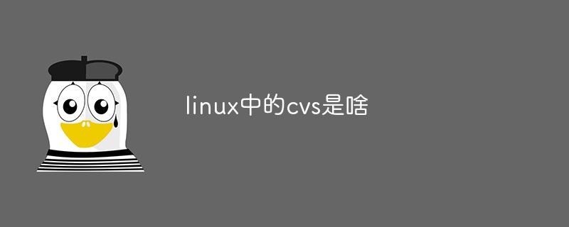 linux中的cvs是啥