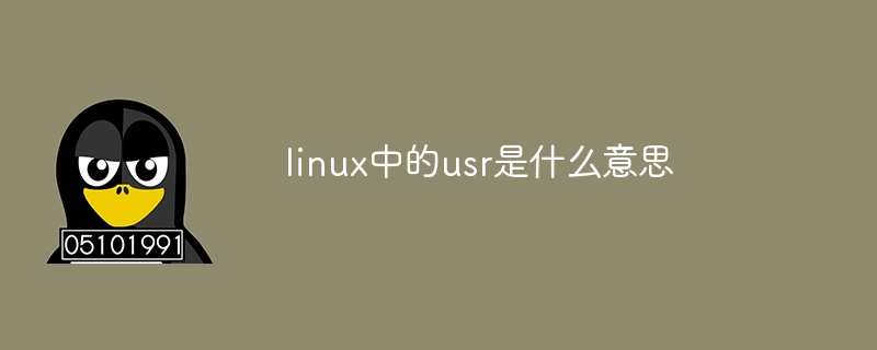 linux中的usr是什么意思