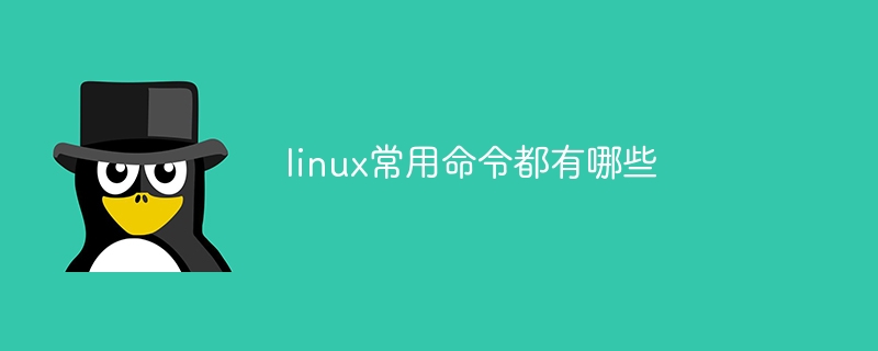 linux常用命令都有哪些