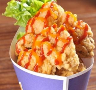 较高鸡密炸鸡汉堡