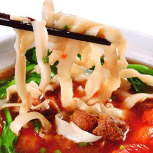 爆龙鸡汁刀削面