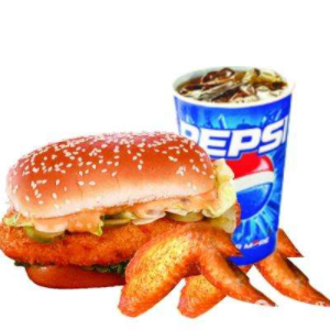 味可美炸鸡汉堡