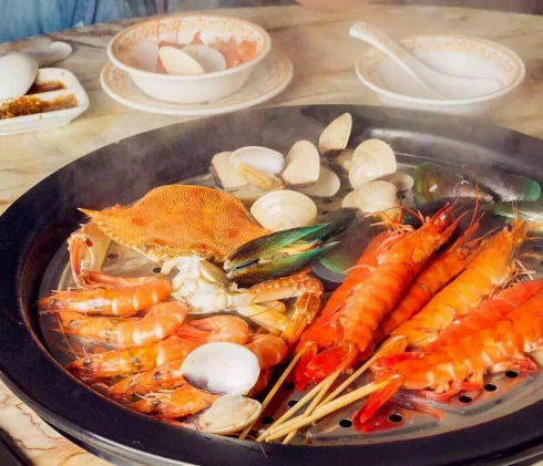 蒸海鲜