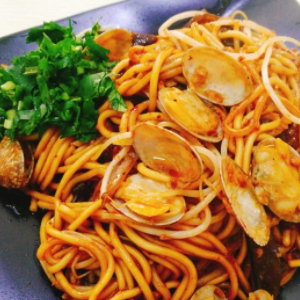 大言不馋海鲜焖面