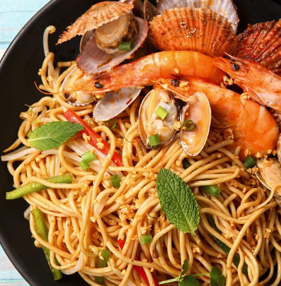 焖知味海鲜焖面