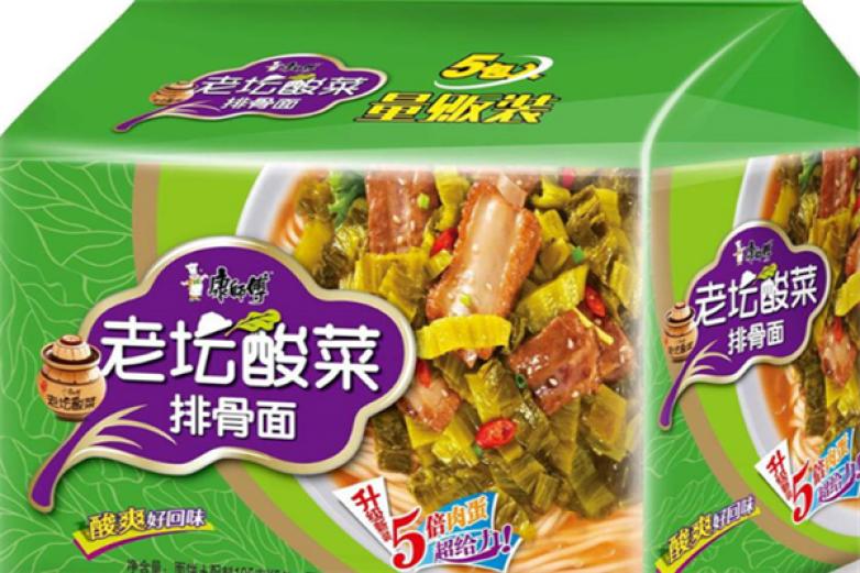 康师傅老坛酸菜排骨面加盟