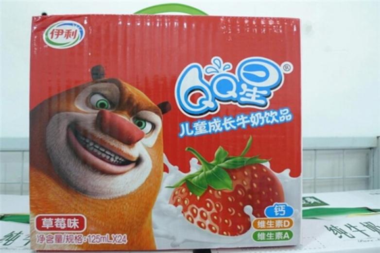 伊利qq星儿童成长牛奶饮品加盟