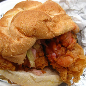 香酥油炸汉堡店