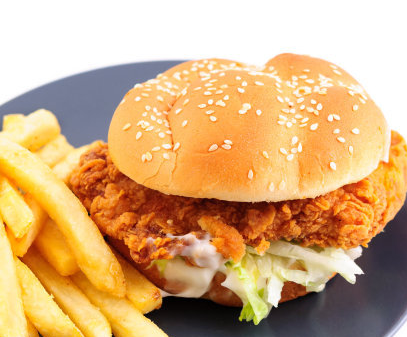 一心一意汉堡炸鸡