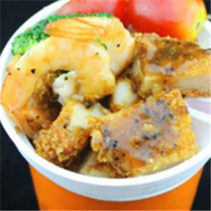 红番区牛排杯炸鸡杯