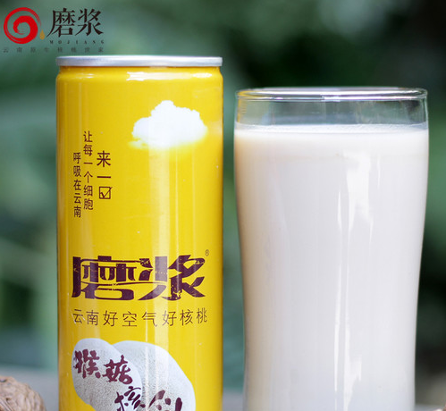 磨浆核桃乳饮品