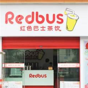 红色巴士茶饮饮品