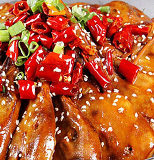 奇禹干锅辣鸭头