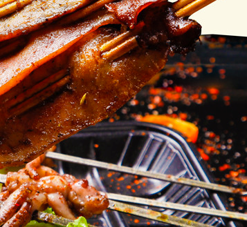 嘻鱿记火山石烤