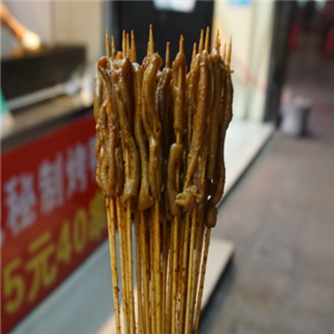 毛记特色烤鸭肠