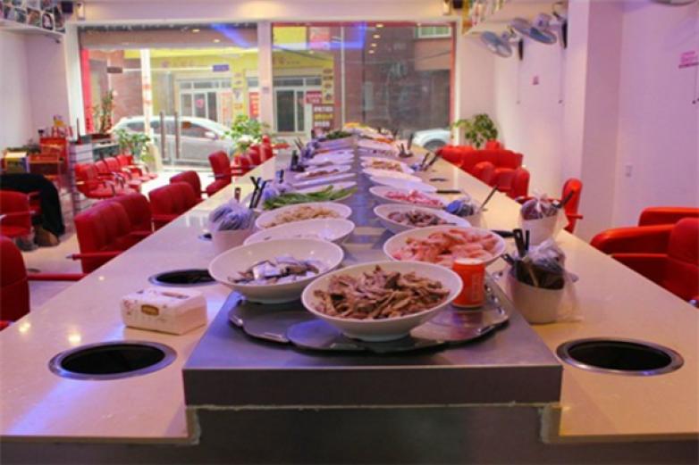 签串百味旋转小火锅加盟