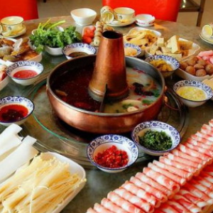 涮羊肉火锅