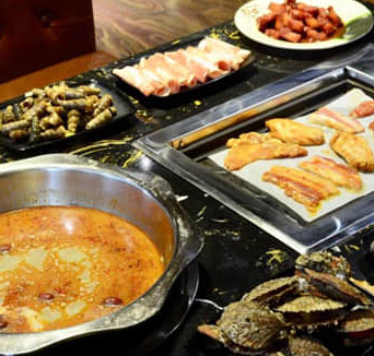 火锅烧烤自助餐