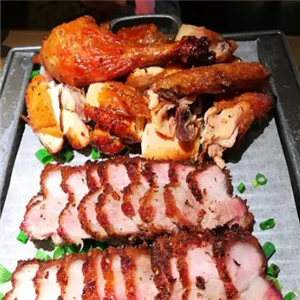蒙古手撕烤鸡碳烤肉