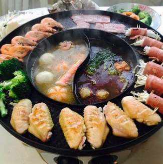 39元自助火锅加烧烤店