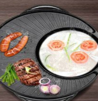 涮烤一体火锅店