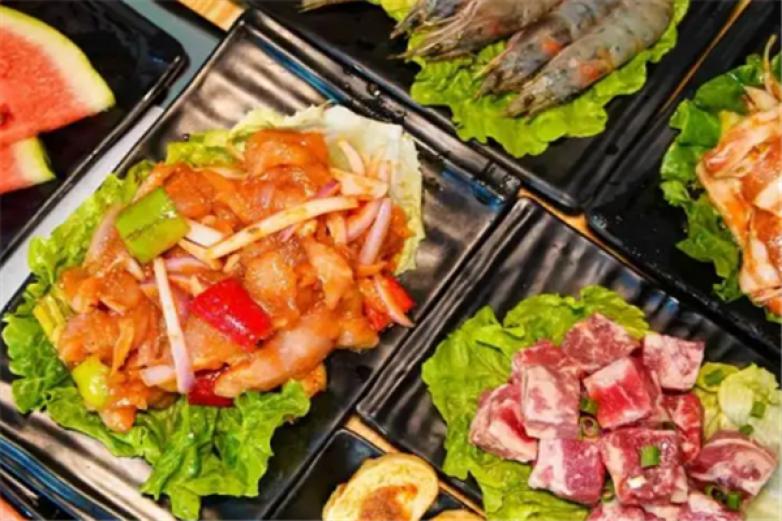 纸上烧烤店加盟