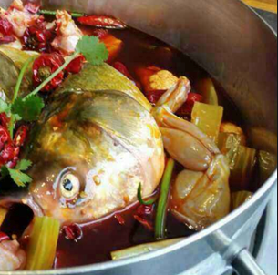 韩记川菜美蛙鱼头火锅