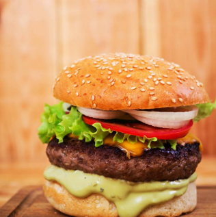 怪味薯炸鸡汉堡