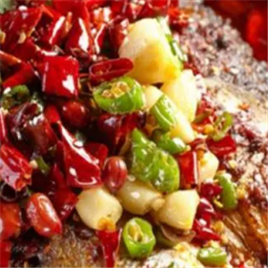 果燃香烤鱼小吃