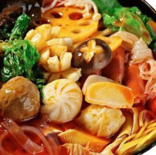 佛手指鸡汁冒菜