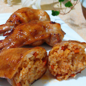 吉小丫鸡翅包饭