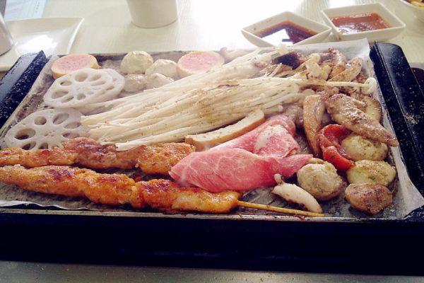 烤夫子纸上烧烤