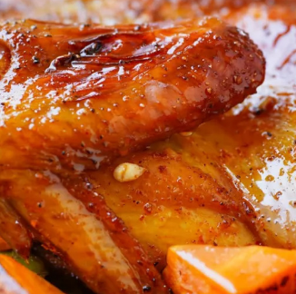 农场农夫烤鸡烧烤