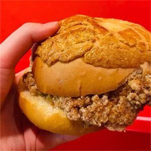 杰西五炸鸡汉堡