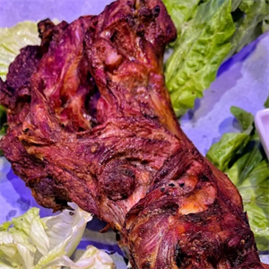 原始鞑子烤羊腿