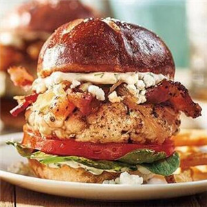 悠芝味炸鸡汉堡