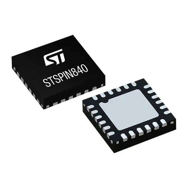 STSPIN840 / IC MOTOR DRIVER 7V-45V 24TQFPN