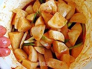爽口萝卜块-韩餐小菜的做法步骤：9