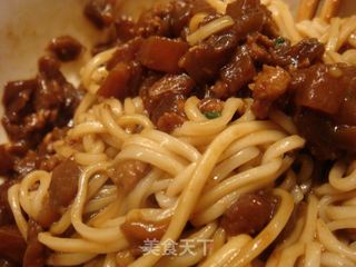南北结合版～肉末茄子炸酱面的做法步骤：9