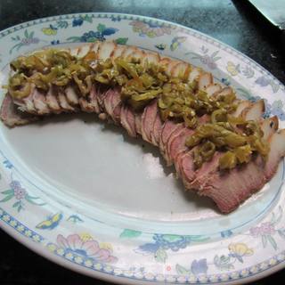 酸辣腊肉的做法步骤：4