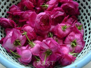 玫瑰花酱的做法步骤：1